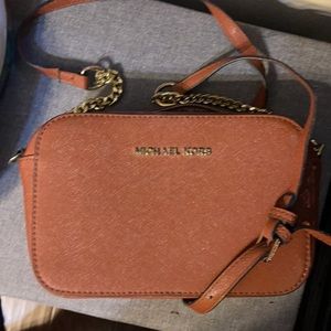 Chestnut brown Michael Kors Shoulder bag
